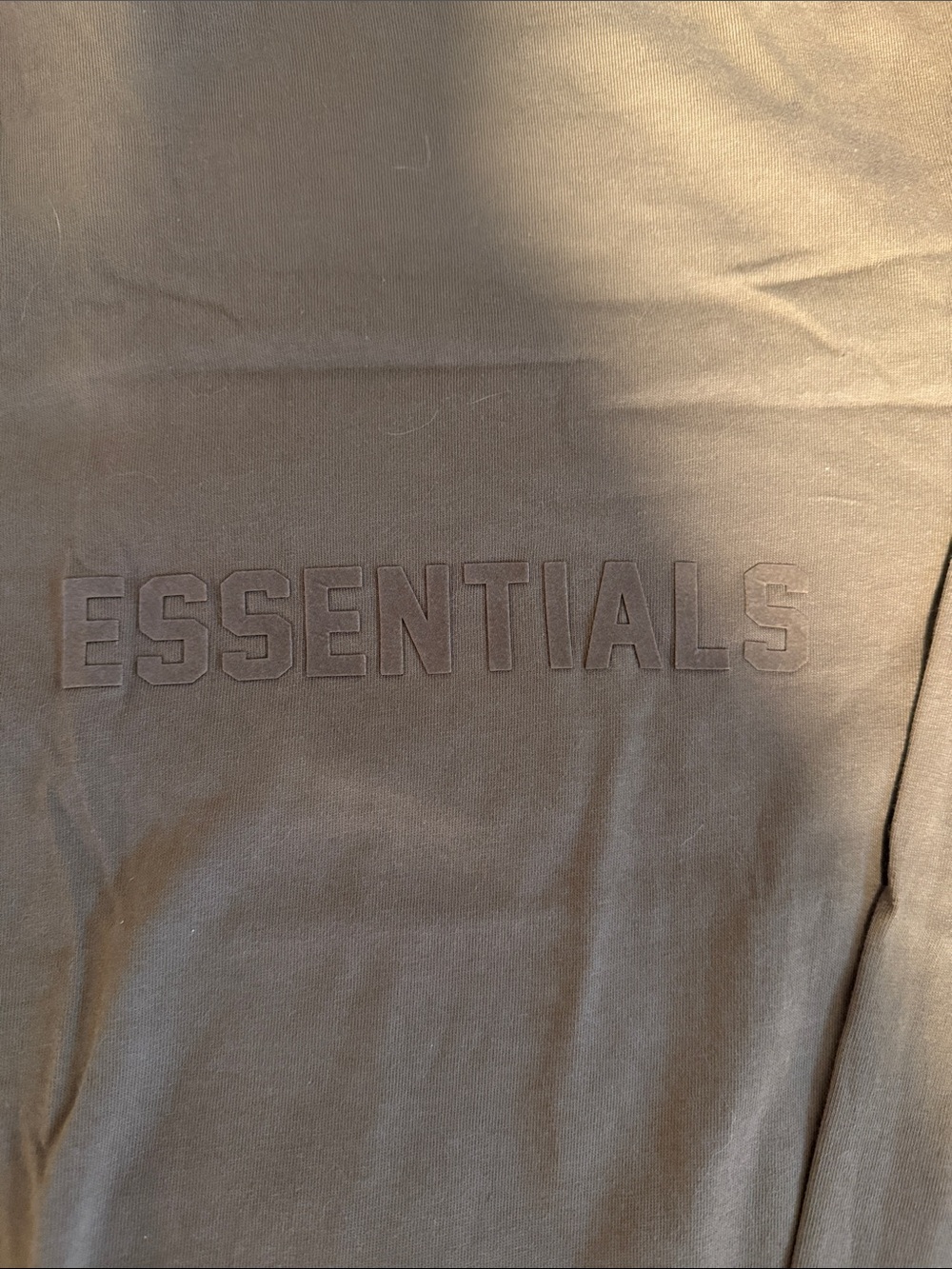 Essentials Embossed Logo Sweatshirt - Brown